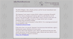 Desktop Screenshot of alicemariebeard.com